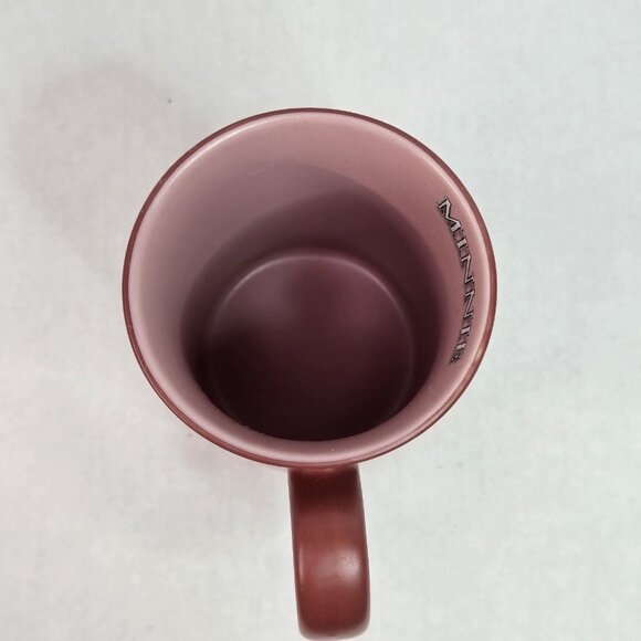 Walt Disney World Vintage Minnie Mouse Coffee Cup Pink Mauve 12oz Pottery Mug - Picture 5 of 6